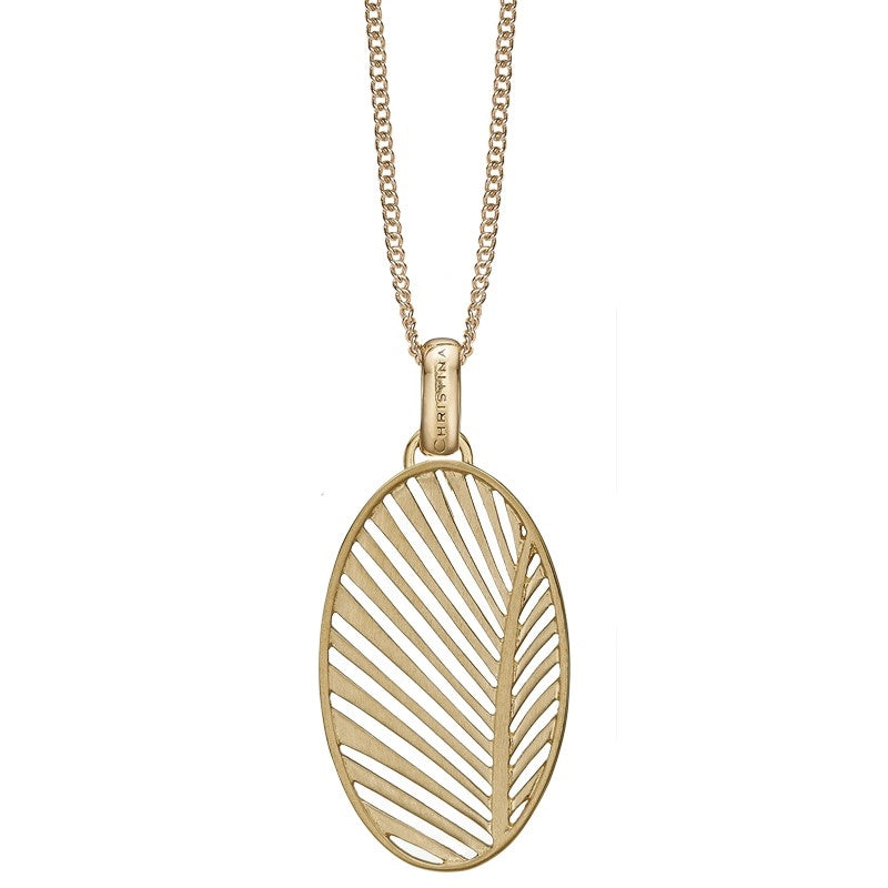 My Special Palm vedhæng i 18 karat forgyldt sølv fra Christina Jewelry & Watches